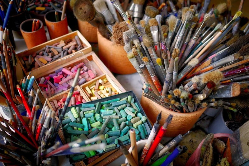 Waste Material Paintings